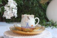 Meissen Mokkakanne B-Form Kobaltblau mit...