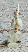 Meissen Figur Clown Kapelle "Mundharmonika mit...