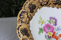 Seltenes Wandbild von Meissen handbemalt "Blumenstrauß mit Tulpen" 1. Wahl top Zustand