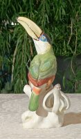 Große Meissen Vogelfigur  "Pfefferfresser" ca. 34 cm 1.Wahl