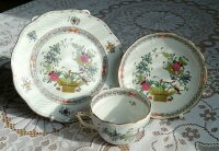 Herend Fine china Teegedeck mit Kuchenteller im Dekor...