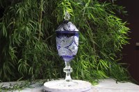 Meissen Deckeldose im Dekor "Blume 3 mit Goldrand" 2.Wahl
