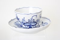 6 Meissen Kaffeetassen im Set Dekor "Zwiebelmuster" 1.Wahl