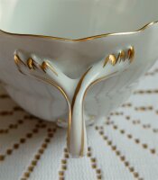 Meissen Kaffeegedeck mit Kuchenteller Dekor „Indisches Blumenmotiv mit Goldrand“ 1.Wahl