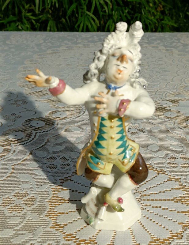 Meissen Figur ca. 17,5 cm "Dirigent aus der Zwergenkapelle" limitiert 23/100