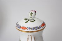 Meissen Mokkakaffee Service für 2 Personen Indische Blumen bunt 1. Wahl mit 2 Durchbruchteller 11 Teile