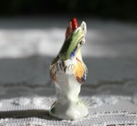 Wunderschöne kleine Figur "Hahn" ca. 4,5 cm von Meissen 1.Wahl