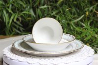Milch & Zucker Set von Meissen im Dekor "Tischchenmuster" 1.Wahl