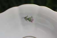 Meissen Teetasse mit Untertasse im Dekor "Weiße Rose" TOP 1.Wahl