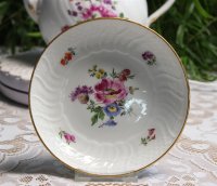 Meissen Teeservice 21-teilig sehr alt im Dekor "Blumenmalerei und Goldrand" 1.Wahl