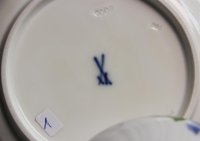 Meissen Teeservice 21-teilig sehr alt im Dekor "Blumenmalerei und Goldrand" 1.Wahl