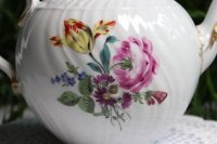 Meissen Teeservice 21-teilig sehr alt im Dekor "Blumenmalerei und Goldrand" 1.Wahl