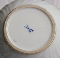 Meissen Teeservice 21-teilig sehr alt im Dekor "Blumenmalerei und Goldrand" 1.Wahl