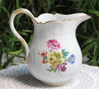 Meissen Teeservice 21-teilig sehr alt im Dekor "Blumenmalerei und Goldrand" 1.Wahl