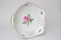 Meissen Tafelaufsatz Dekor "Pink Rose" -...