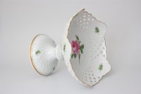 Meissen Tafelaufsatz Dekor "Pink Rose" - "Durchbruch und Relief" 1.Wahl