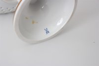 Meissen Tafelaufsatz Dekor "Pink Rose" - "Durchbruch und Relief" 1.Wahl