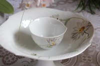 Meissen Schälchen in der Form Wellenspiel mit Blumendekor "Margerite" TOP 1.Wahl