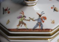 Meissen Commedia dellArte Deckeldose TOP Zustand 1. Wahl