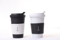 Manschette schwarz für Kaffebecher To-Go